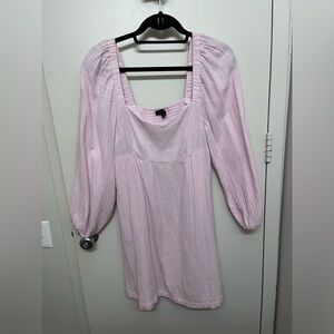 Jcrew soft gauze puff sleeve dress